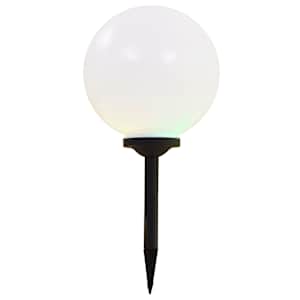 Zahradní solární lampy 2 ks LED kulovité 30 cm RGB - obrázek 2