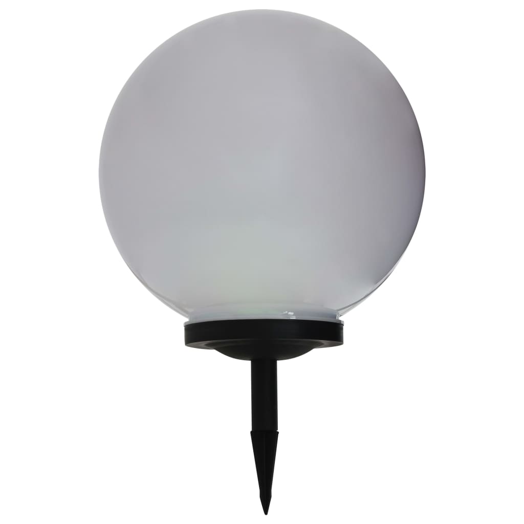 Napelemes kültéri LED gömblámpa, 40 cm RGB 
