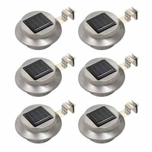 vidaXL p&auml;ikesepatareiga aiavalgustid, 6 tk, LED &uuml;mmargune 12 cm valge