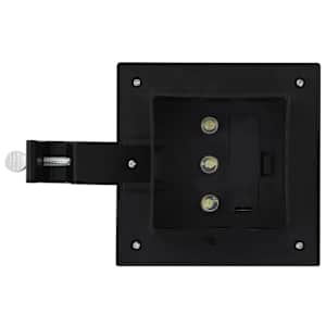 Zahradní solární lampy 6 ks LED čtvercové 12 cm černé - obrázek 7