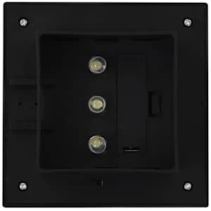 Zahradní solární lampy 6 ks LED čtvercové 12 cm černé - obrázek 8