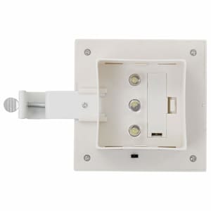 Zahradní solární lampy 6 ks LED čtvercové 12 cm bílé - obrázek 7