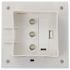 Zahradní solární lampy 6 ks LED čtvercové 12 cm bílé - obrázek 8