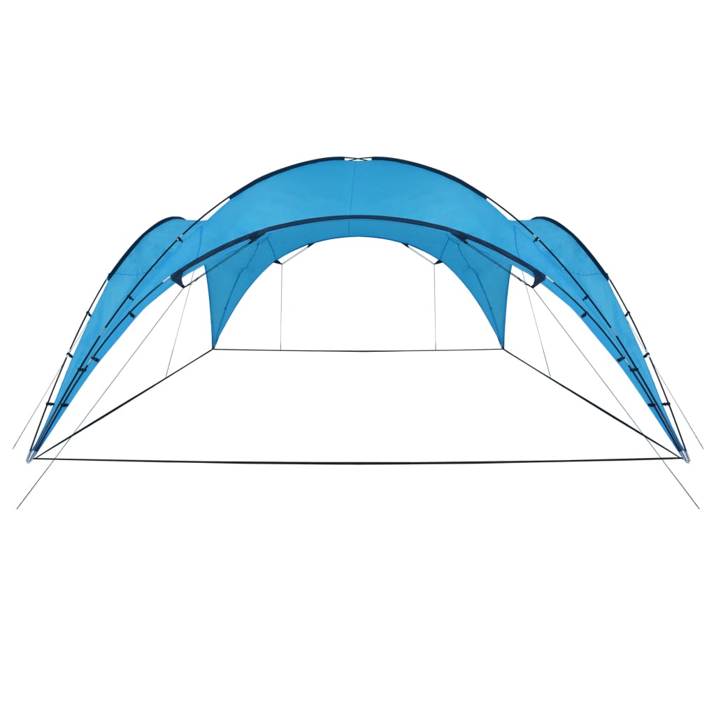 vidaXL Kuppelpavillon 450x450x265 cm Hellblau