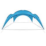 vidaXL Partytält valv 450x450x265 cm ljusblå