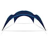 vidaXL Partytält valv 450x450x265 cm mörkblå