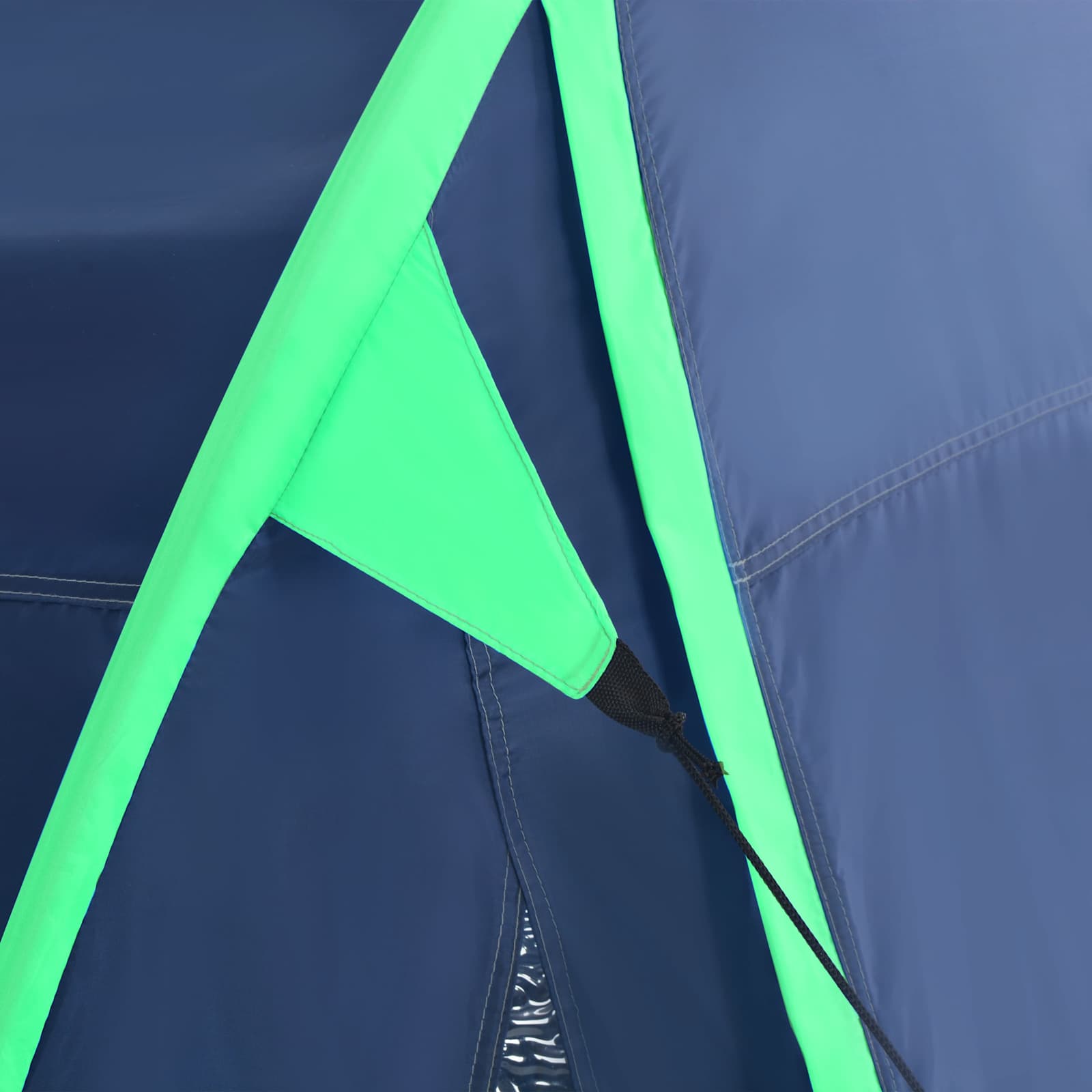 Autós sátor tetővel Sötétkék 390 x 330 x 195 cm 180T Poliamid