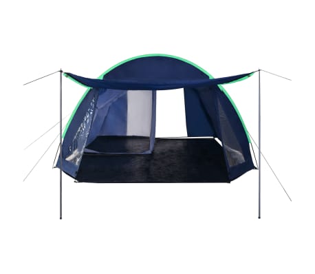 vidaXL Tenda da Campeggio 390x330x195 cm Blu