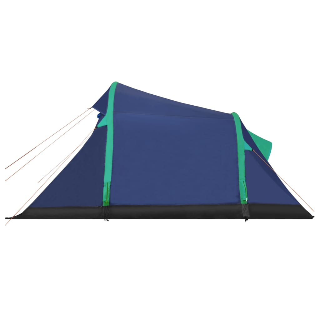 vidaXL Tenda campismo vigas insufláveis 320x170x150/110 cm azul/verde