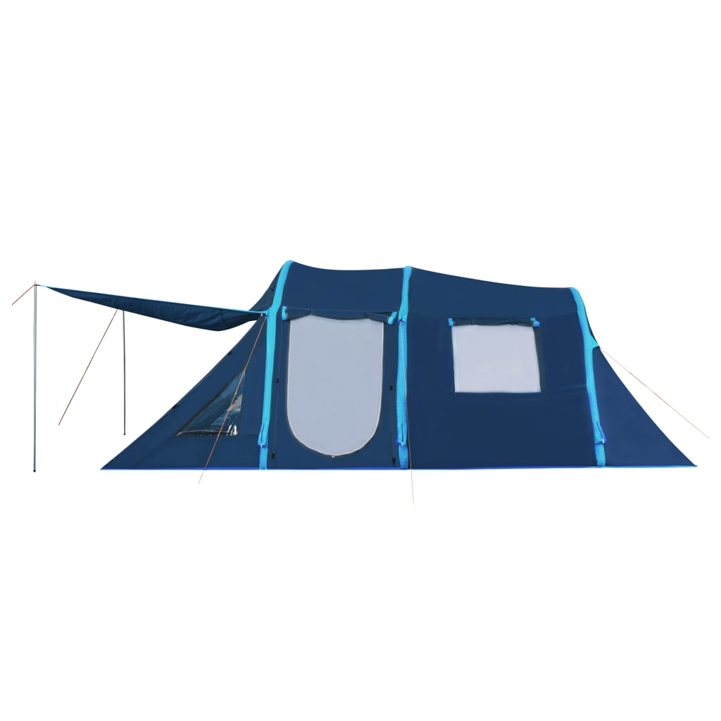 vidaXL telts ar piepūšamām ribām, 500x220x180 cm, zila