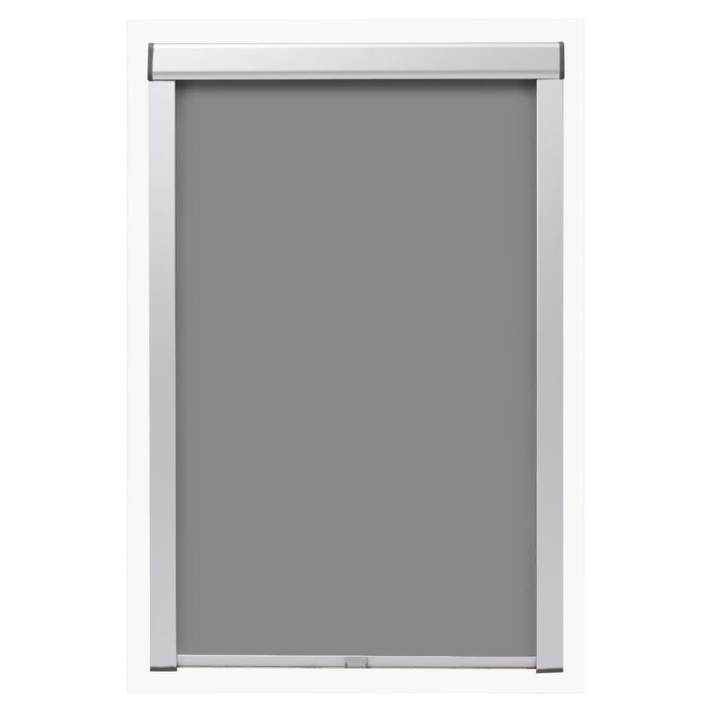 133495 vidaXL Blackout Roller Blind Grey MK04