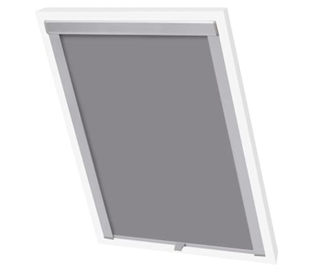 vidaXL Persiana opaca enrollable gris PK06