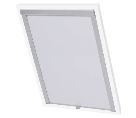 vidaXL Rolgordijn verduisterend wit CK02