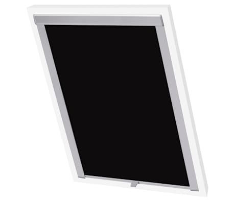 vidaXL 遮光ローラーブラインド ブラック PK08