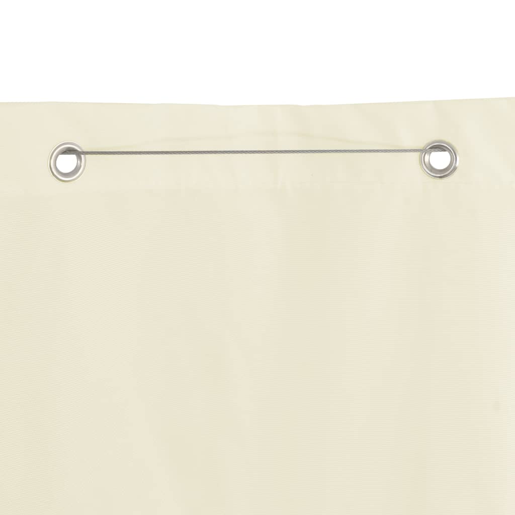 vidaXL Vertical Awning Oxford Fabric 140x240 cm Cream