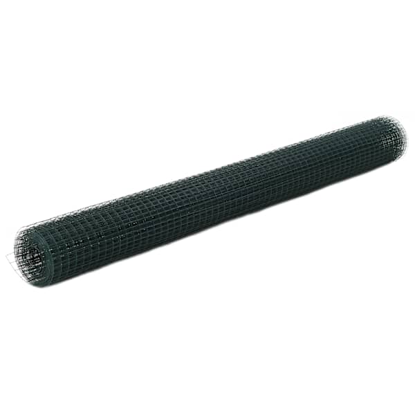 vidaXL kanade traataed, teras PVC kattega, 25 x 1,5 m, roheline