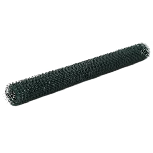 vidaXL kanade traataed, teras PVC kattega, 25 x 1,5 m, roheline