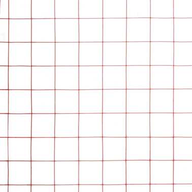 vidaXL Cerca arame galinheiro 25x1 m aço c/ revestimento PVC vermelho[4/4]