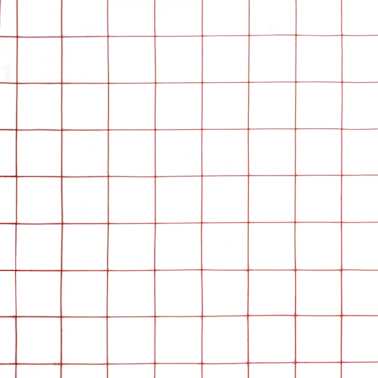 vidaXL Cerca arame galinheiro 25x1 m aço c/ revestimento PVC vermelho[4/4]