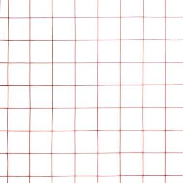 vidaXL Cerca arame galinheiro 25x1 m aço c/ revestimento PVC vermelho[4/4]