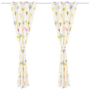 vidaXL Vaiki&scaron;kos naktinės užuolaidos, 2vnt., 140x240cm, su arkliais