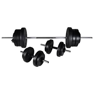 Posilovací stojan se sadou činek barbell a dumbbell 60,5 kg - obrázek 7
