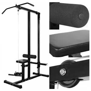 Posilovací věž se sadou činek barbell a dumbbell 60,5 kg - obrázek 2