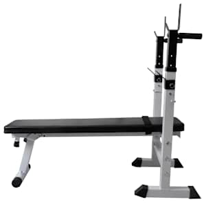 Posilovací lavice se stojanem na závaží a sadou činek 60,5 kg - obrázek 3