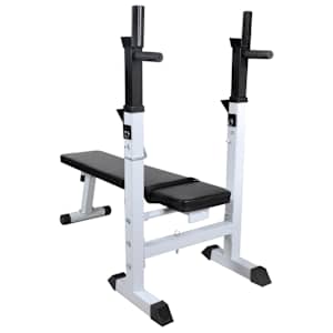 Posilovací lavice se stojanem na závaží a sadou činek 60,5 kg - obrázek 4