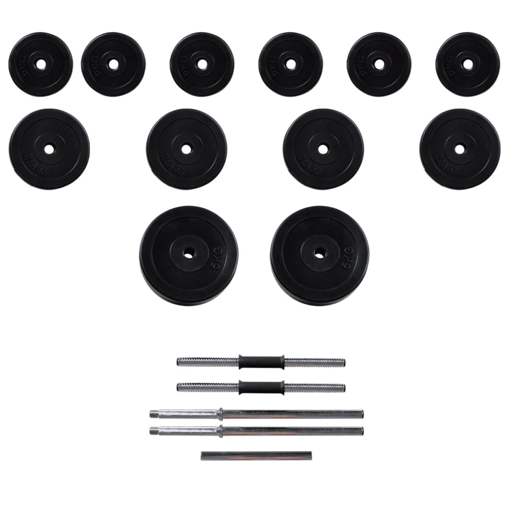 Panca Multifunzione Con Bilanciere E Set Di Manubri 30,5 Kg VidaXL 17 width=274