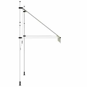 Ručně zatahovací markýza 200 cm krémová - obrázek 4