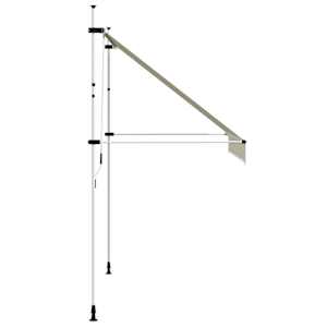 Ručně zatahovací markýza 250 cm krémová - obrázek 4