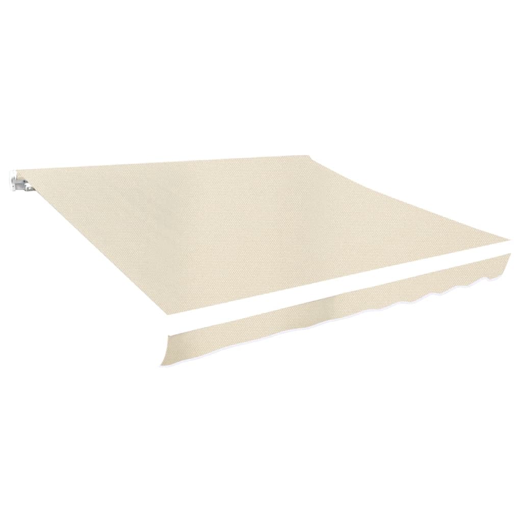 vidaXL Markisenbespannung Canvas Creme 350x250 cm