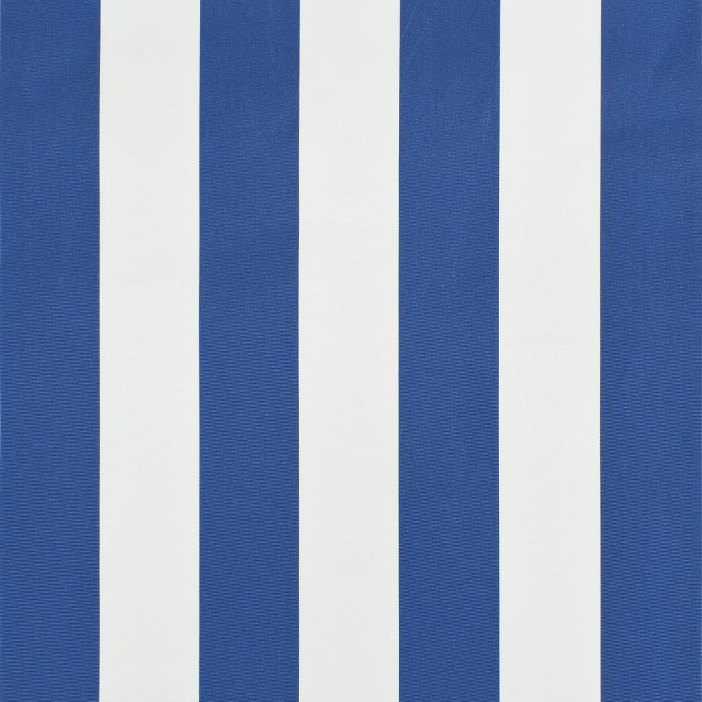 Kék és fehér bisztró napellenző 300 x 120 cm 
