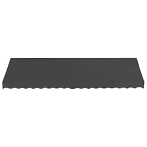 vidaXL Bistro-Markise Anthrazit 400 x 120 cm