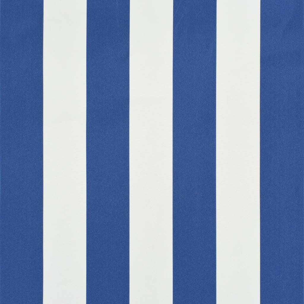  Zaťahovacia markíza 400x150 cm modro-biela
