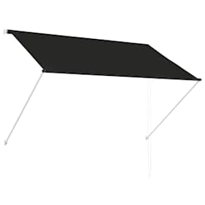 Zatahovací markýza antracitová 200 x 150 cm - obrázek 2