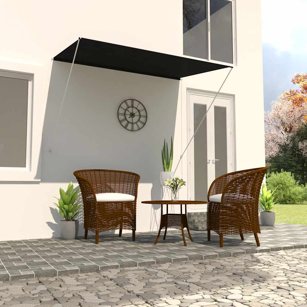 vida XL Einziehbare Markise 200×150 cm Anthrazit
