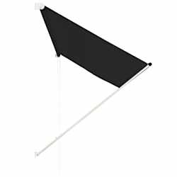 vidaXL Toldo retr&aacute;ctil 250x150 cm gris antracita