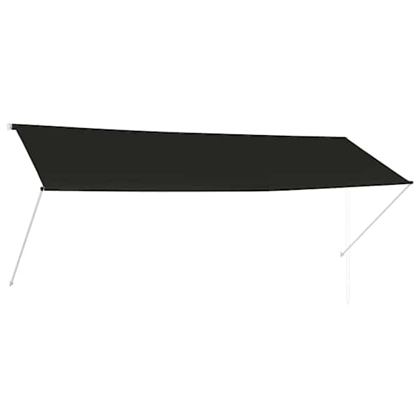 vidaXL kokkupandav varikatus, 350 x 150 cm, antratsiit