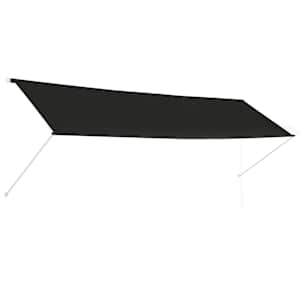 Zatahovací markýza antracitová 400 x 150 cm - obrázek 2