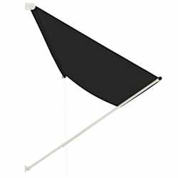 vidaXL Toldo retr&aacute;til 400x150 cm antracite