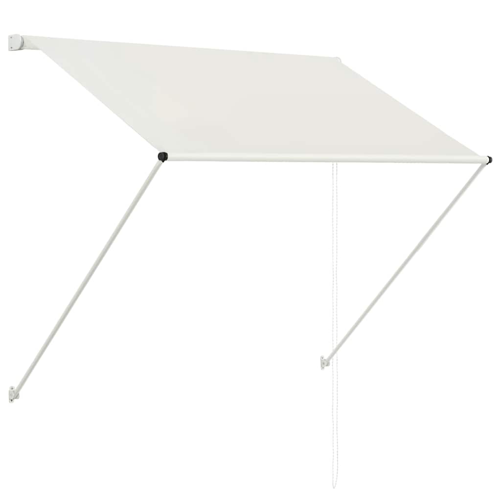 vidaXL Zatahovací markýza krémová 150 x 150 cm