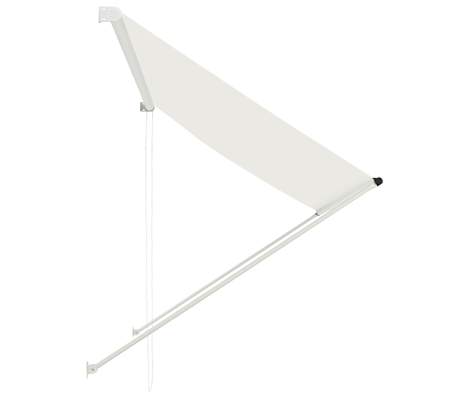 vidaXL Uttrekkbar markise 200x150 cm kremhvit