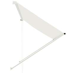 vidaXL Toldo retr&aacute;ctil 200x150 cm crema