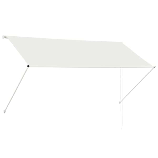 vidaXL kokkupandav varikatus, 250 x 150 cm, kreemjas