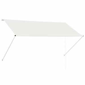 Zatahovací markýza krémová 250 x 150 cm - obrázek 2