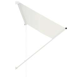 vidaXL Toldo retr&aacute;ctil 250x150 cm crema