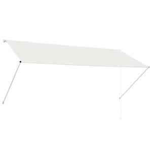 Zatahovací markýza krémová 300 x 150 cm - obrázek 2