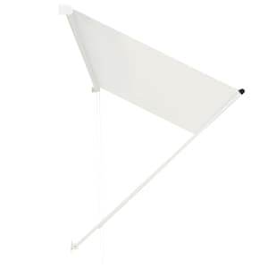 Zatahovací markýza krémová 300 x 150 cm - obrázek 3